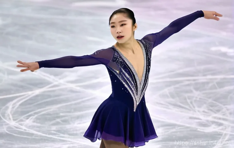 김연아의 피겨 스케이팅 명장면 - **Prompt 1: The Golden Performance in Vancouver**
    An ultra-realistic, dynamic full-body shot of ...